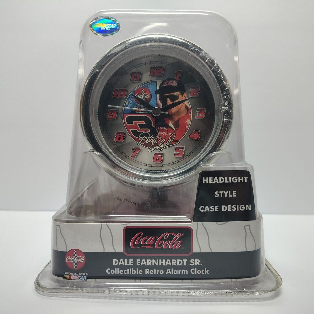 NASCAR Dale Earnhardt Sr. #3 Coca-cola Collectible Headlight Alarm Clock New
